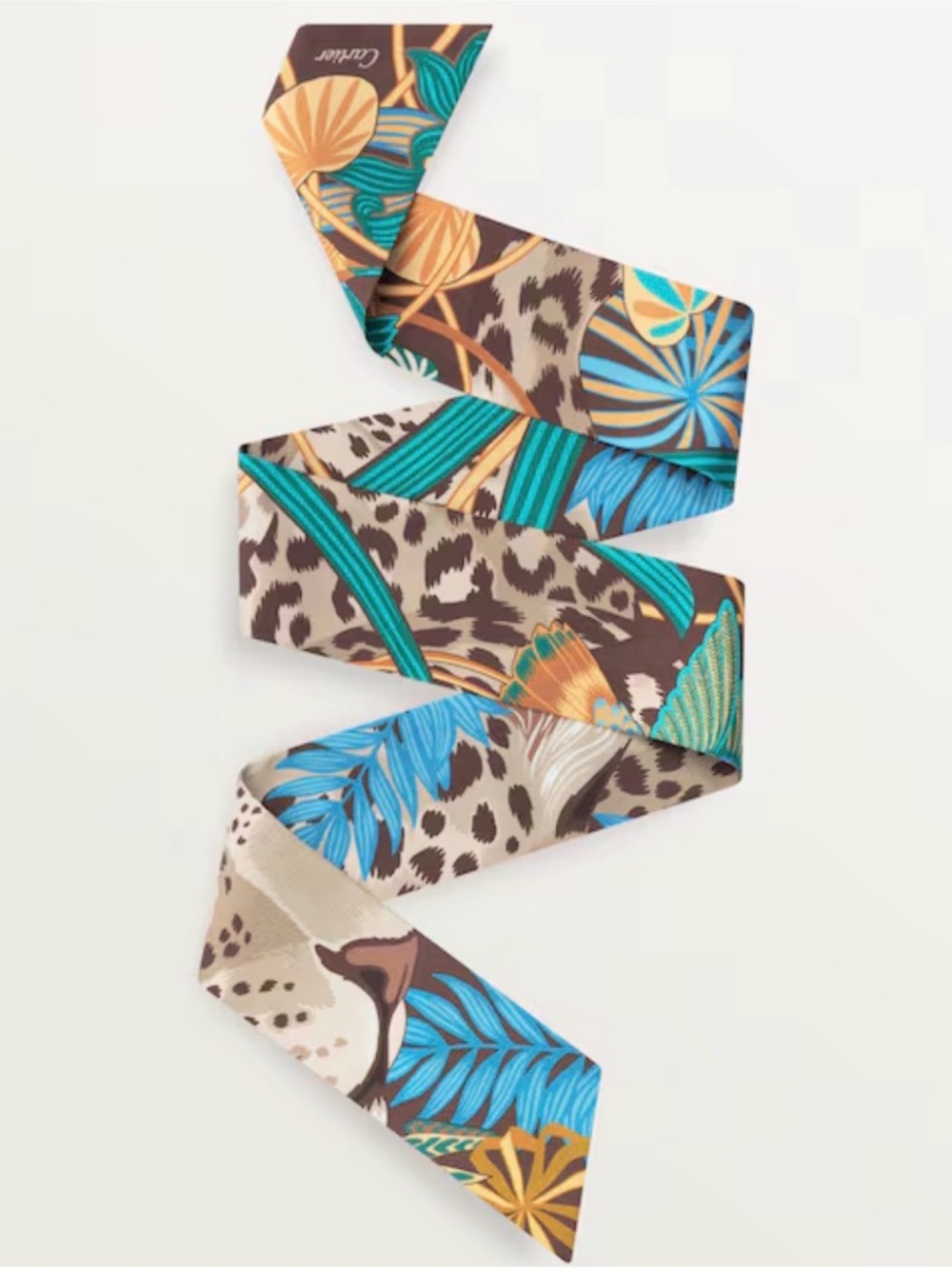 CARTIER PANTHER IN THE JUNGLE BANDEAU